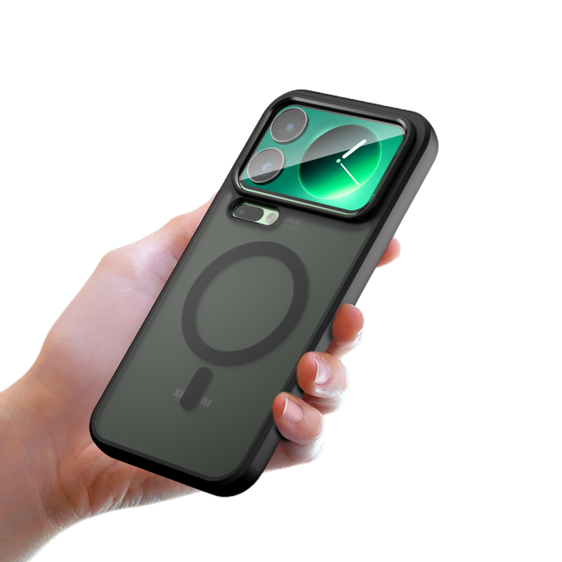 磁吸亲肤磨砂适用小米17promax手机壳新款15SPRO保护套高级感14ultra全包防摔硅胶13T男女K80软气囊note透明+