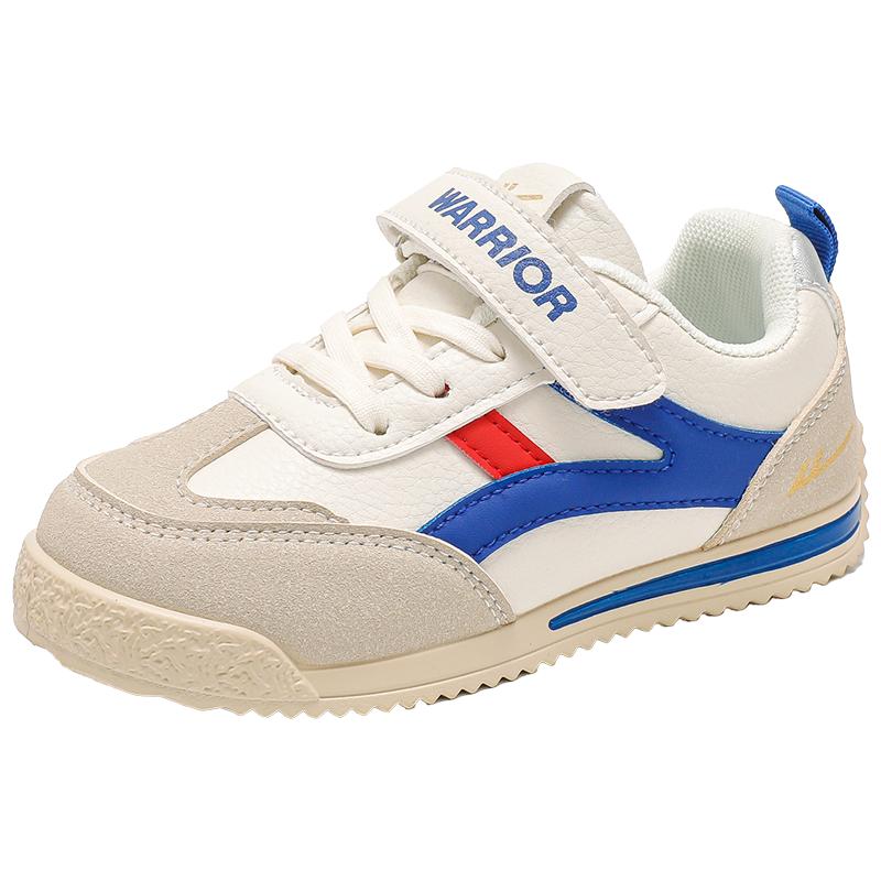 回力男童鞋子儿童板鞋德训鞋2025秋季新款冬鞋棉鞋皮面加绒运动鞋