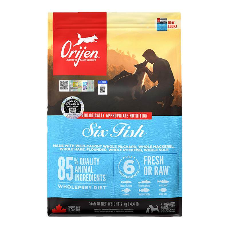 origen美国进口六种鱼狗粮