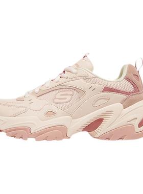 斯凯奇女鞋秋冬新款老爹鞋二代机甲鞋厚底官方休闲鞋女士运动鞋子