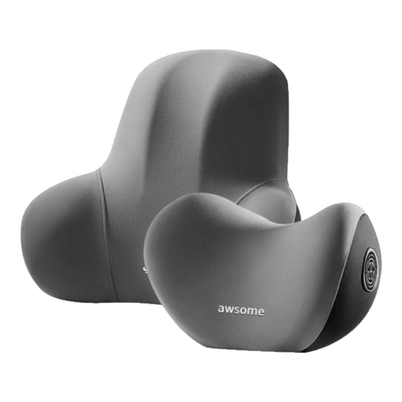 汽车头枕腰靠套装车用座椅靠背垫车内腰垫护腰护颈枕腰靠套装