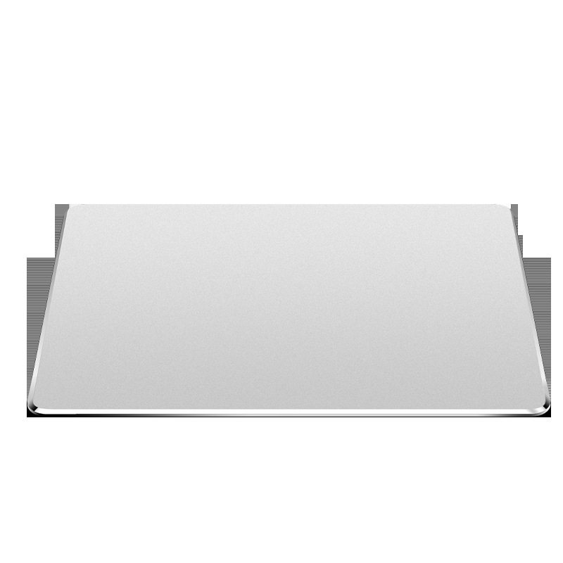 铝合金护腕垫金属鼠标垫双面铝制防滑垫办公桌垫顺滑硬鼠标垫正品