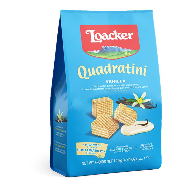 Loacker莱家进口威化饼干巧克力夹心休闲儿童办公室解馋零食110g