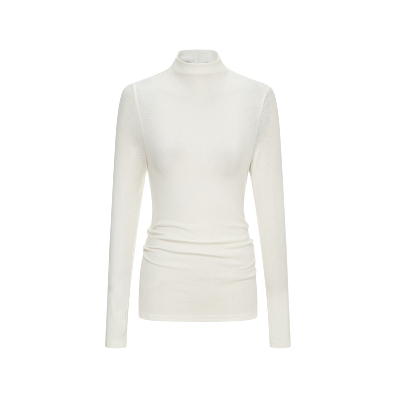 Scofield女装简约半高领打底衫