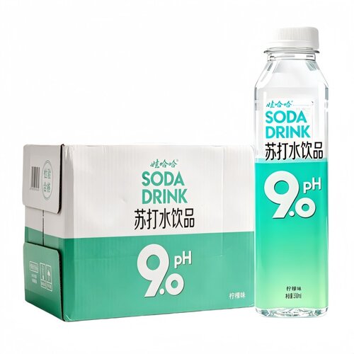 娃哈哈苏打水柠檬味500ml*15瓶