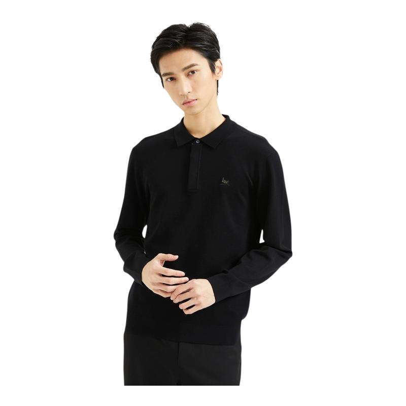 【可机洗羊毛】利郎青年商务毛衣2025秋时尚保暖针织毛衫Q4QMS010