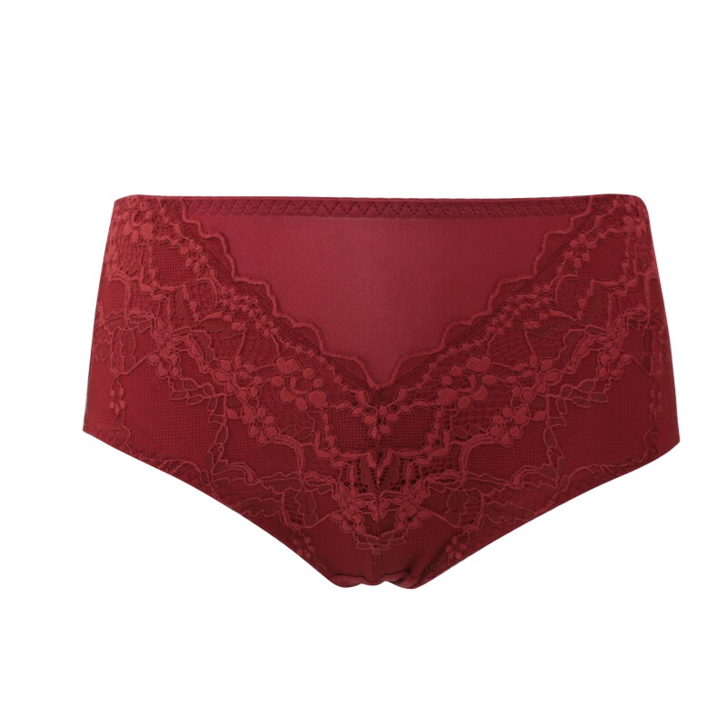 【多款任选】歌瑞尔红色本命年柔软舒适蕾丝内裤女透气中高腰底裤