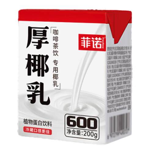 菲诺厚椰乳200ml生椰拿铁椰子汁