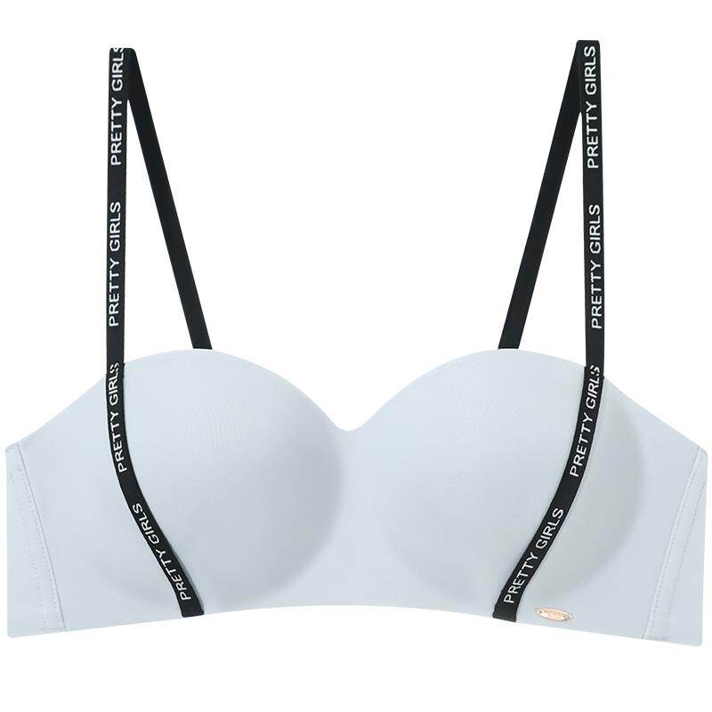 歌瑞尔2026新款光面无痕内衣女小胸聚拢裸感隐形抹胸性感时尚文胸