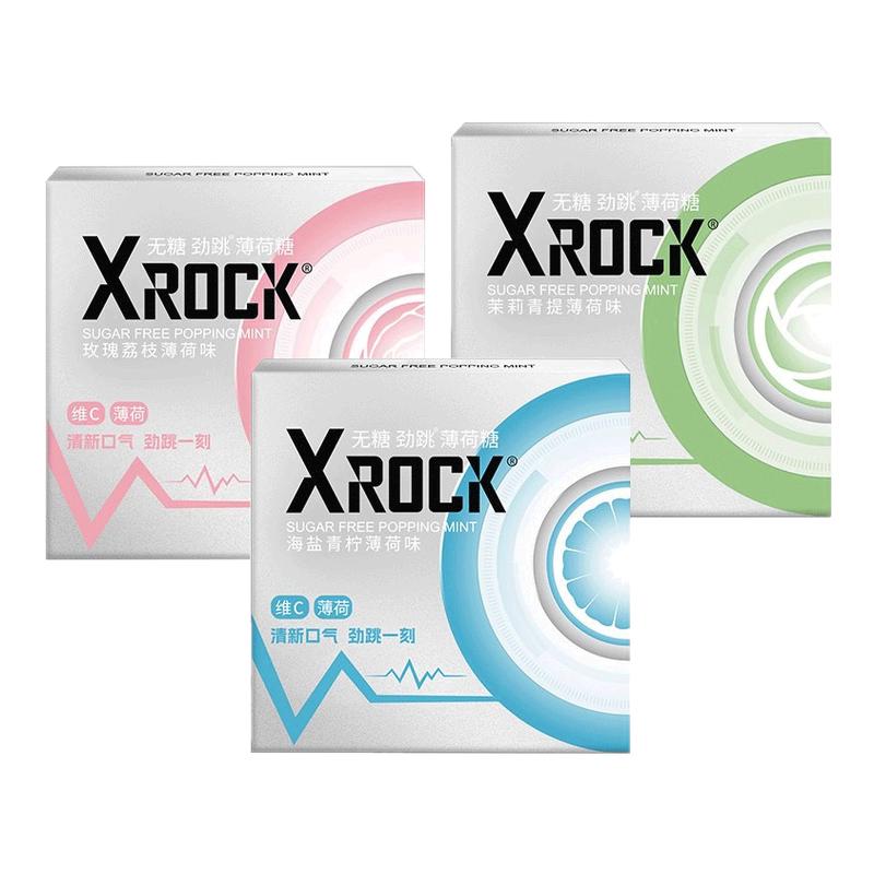 XROCK强劲无糖薄荷跳跳糖