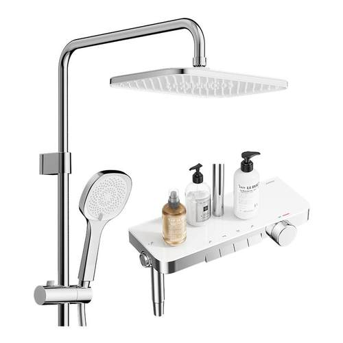 九牧卫浴花洒套装淋浴家用钢琴键