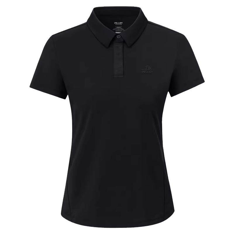 【经典款】伯希和速干polo衫女户外抑菌运动T恤高弹商务翻领短袖