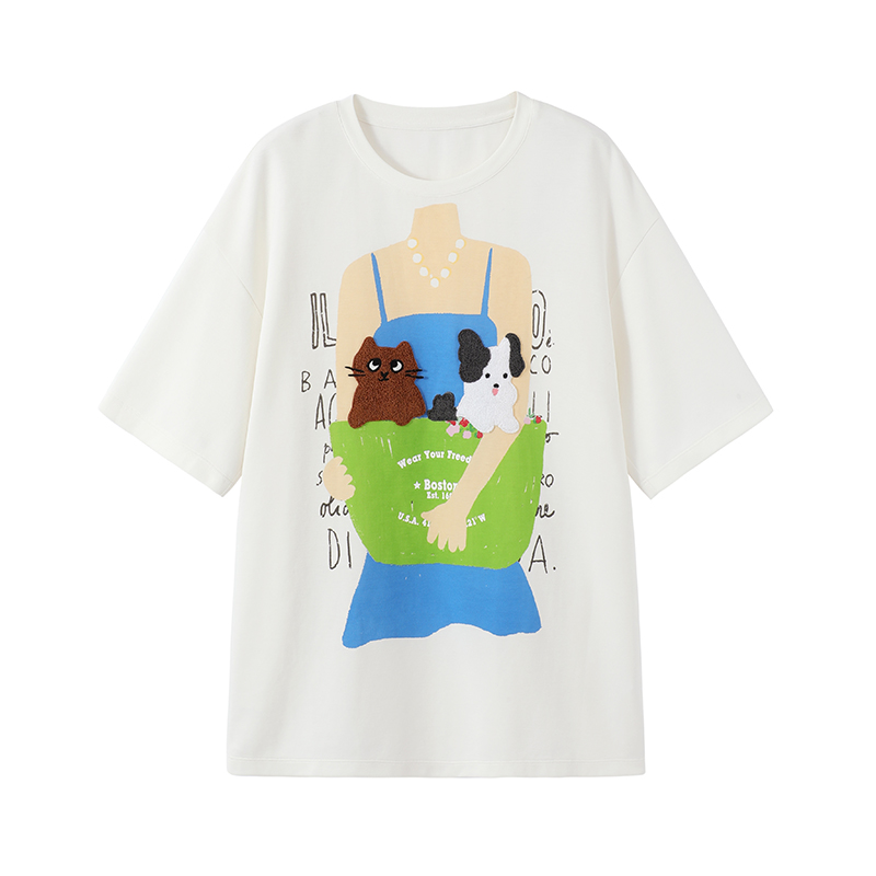 URLAZH有兰萌宠伴侣T恤