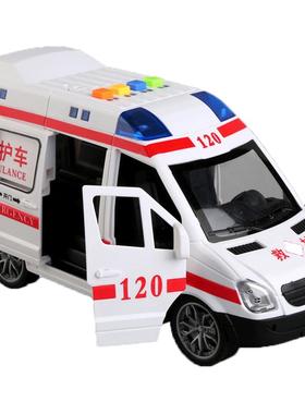 儿童救护车警车玩具男孩超大号仿真汽车模型3-6岁宝生日礼物