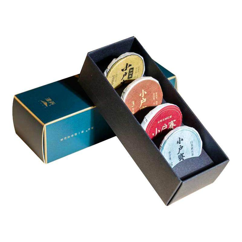 津乔普洱2025年小户赛四韵云南生茶熟茶晒红茶白茶四味品鉴24g盒,茶,普洱,淘宝优惠券,粉丝福利购,淘宝优惠卷