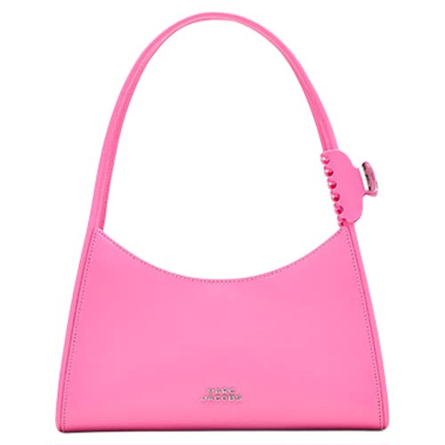 【季末折扣】MARC JACOBS/莫杰 GLAM 中号牛皮纯色可拆发夹单肩包