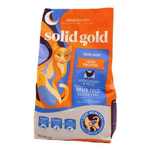 SolidGold素力高进口高蛋白金素鸡猫粮经典无谷鸡肉味增肥12磅