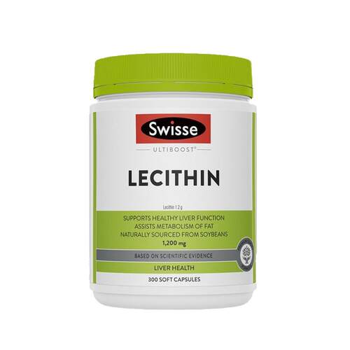 swisse大豆卵磷脂软胶囊中老年人鱼油软磷脂120/150/300粒保健品