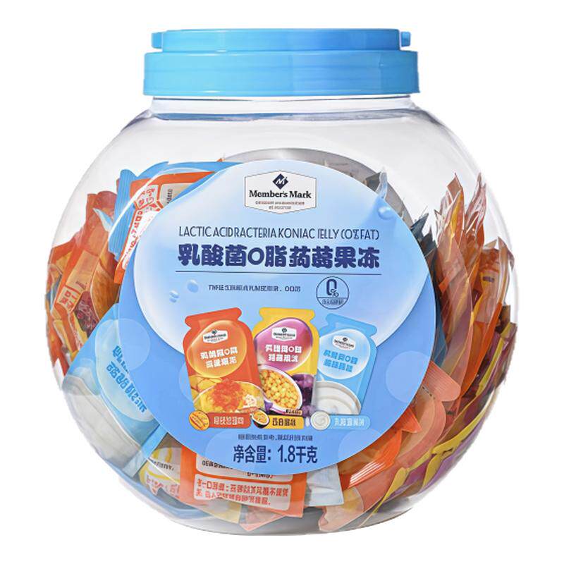 超市正品MM乳酸菌0脂蒟蒻混合果冻杨枝甘露百香果吸吸冻山姆代购