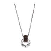 转运珠时尚 Armani阿玛尼鹰标银环男士 项链 轻奢送男友情人节礼物