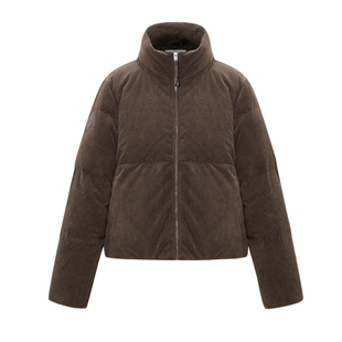 立领加厚保暖鸭绒短款 轻盈蓬松短款 新款 美特斯邦威羽绒服女冬季