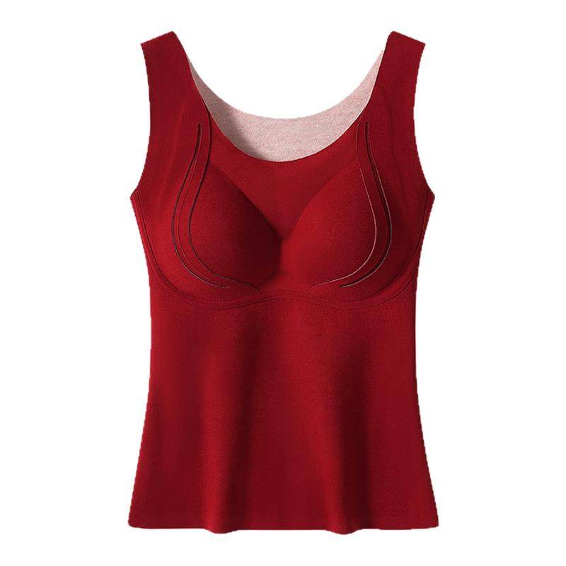 猫人红色保暖背心本命年女士内衣套装2026马年带胸垫送人结婚礼盒,女士内衣/男士内衣/家居服,保暖背心,淘宝优惠券,粉丝福利购,淘宝优惠卷