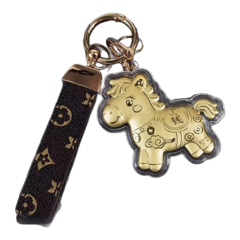 2026足金999黄金马上有钱送朋友礼物手机链挂绳钥匙扣挂件20mg