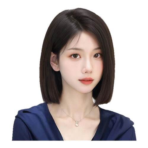 【干练一刀切】自然隐形短发假发