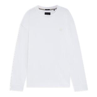 丝光棉 双B造型交织字母装 白T恤 男士 饰T恤 BOSS博斯