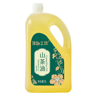 千岛源山茶油5L 油茶籽油大桶 家用食用油5L
