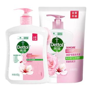 滋润倍护有效抑菌家用洗手液袋装 滴露洗手液补充装 450g