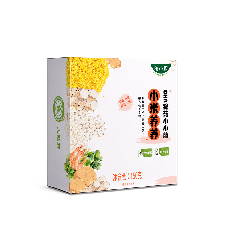 法小厨宝宝零食猴头菇小米儿童磨牙棒无小麦麸质饼干脾胃营养早餐
