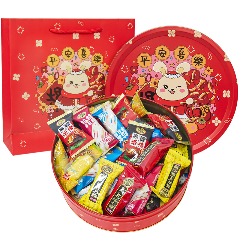 徐福记礼盒装多种口味配礼袋