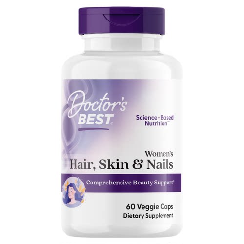 Doctor's Best 女性发肤甲60粒维生素嫩肤护发美甲