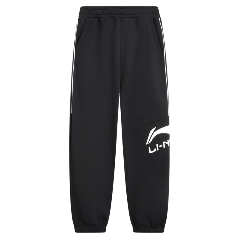 李宁儿童男童裤子秋冬加绒卫裤