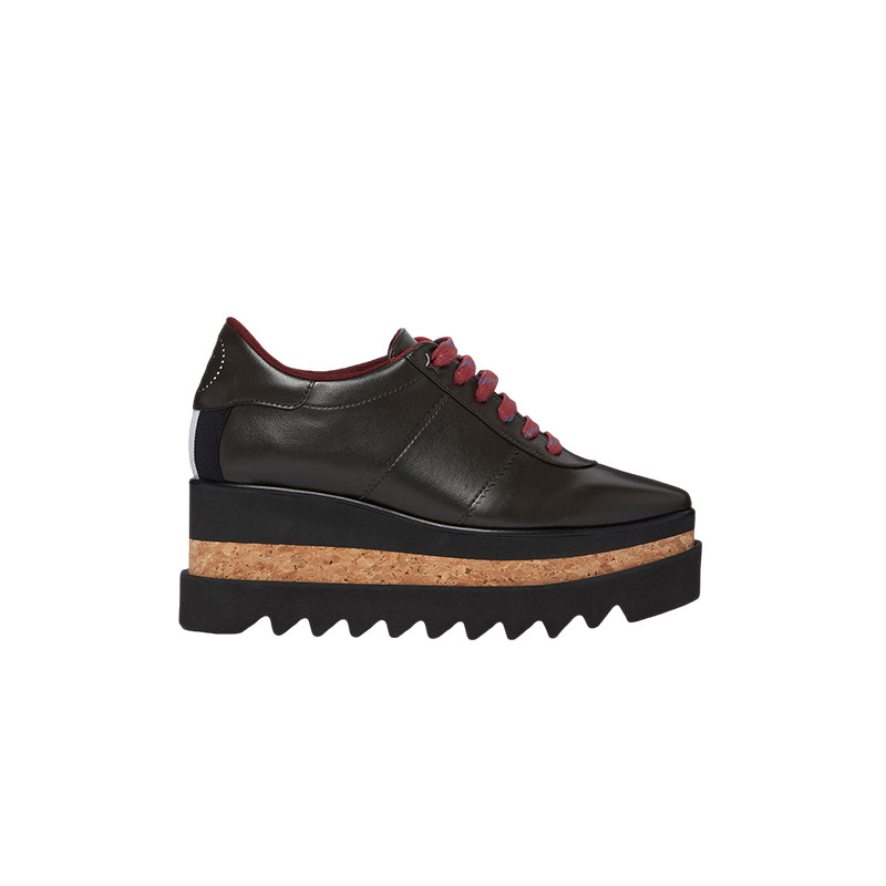 [新年礼物]SNEAKELYSE Stella McCartney秋季乌木黑徽标厚底鞋,女鞋,松糕（摇摇）鞋,淘宝优惠券,粉丝福利购,淘宝优惠卷