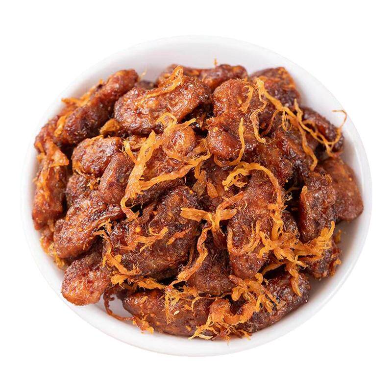 人人艾香辣牛肉味肉松手撕素肉干香辣熟食休闲网红零食品植本肉干