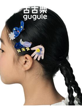 古古楽gugu古古乐原创手工蜻蜓发夹春夏秋冬婴童古诗黄鹂发饰成人