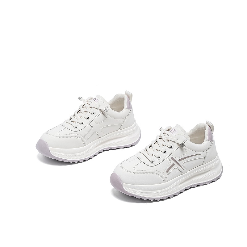 exull/依思Q2025秋季新款运动小白鞋女软底女鞋子厚底百搭学生鞋