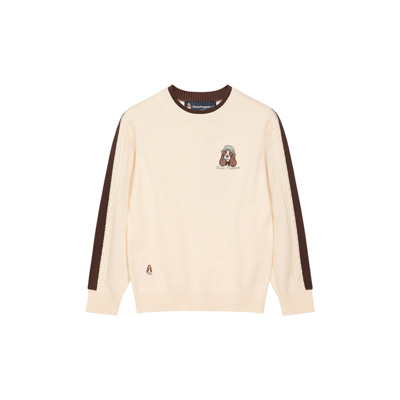 暇步士男女童毛衣大童洋气假两件