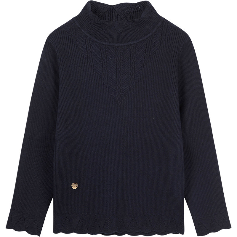 【25秋新品】暇步士童装女童打底衫中大童休闲针织衫儿童甜美线衣,童装/婴儿装/亲子装,毛衣/针织衫,淘宝优惠券,粉丝福利购,淘宝优惠卷