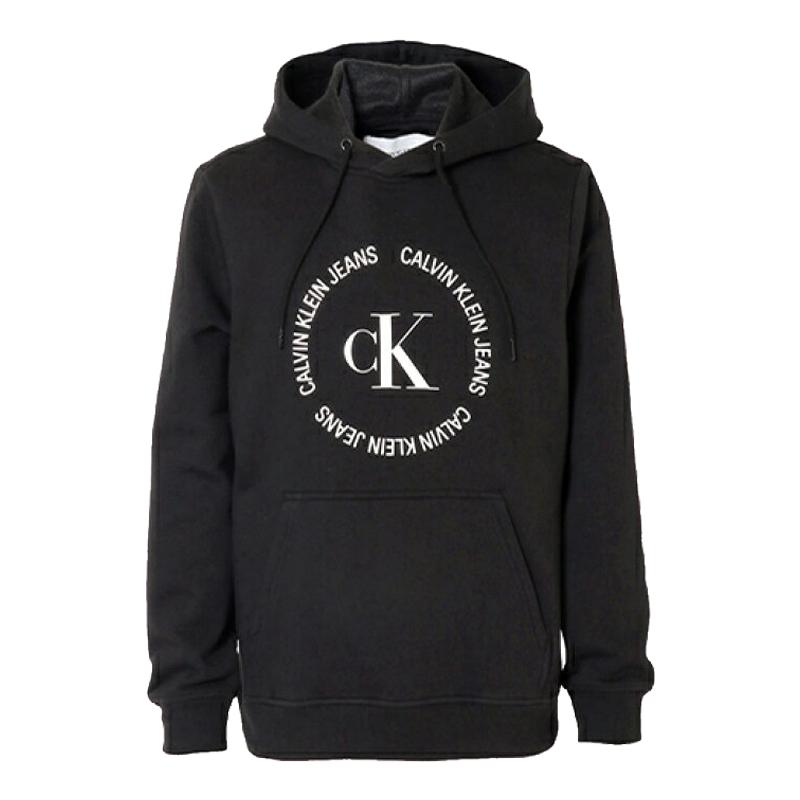 CALVINKLEIN休闲加绒连帽卫衣