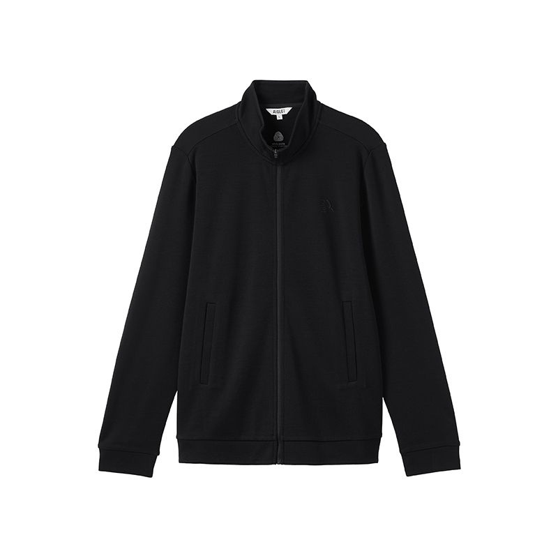 艾高男士外套美丽诺羊毛针织衫