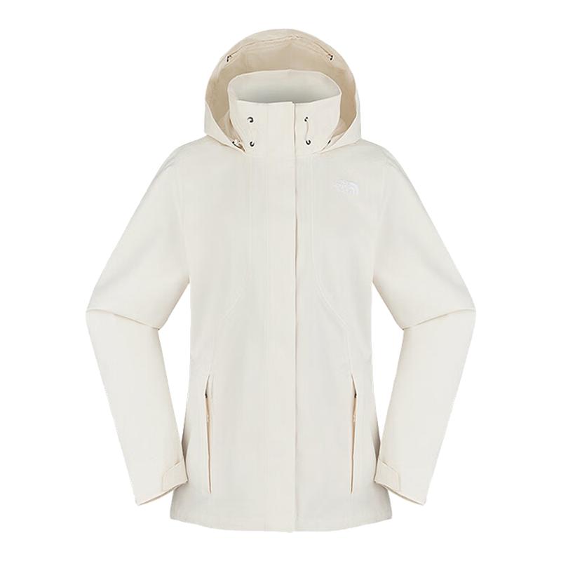 北面秋冬新款女士可加内胆冲锋衣