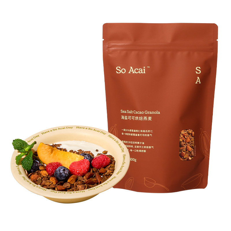 SoAcai坚果海盐可可烘焙燕麦片图片