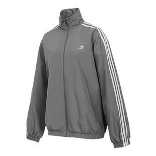 Adidas阿迪达斯三叶草女装2025春季新款OVERSIZED TT外套JD3394