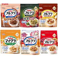 日本进口卡乐比Calbee富果乐水果燕麦片谷物早餐即食富含膳食纤维