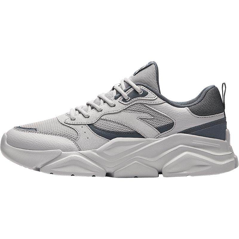 安踏男鞋冬季2025新款老爹鞋男士灰色网面通勤运动鞋正品鞋子灰色,运动鞋new,老爹鞋,淘宝优惠券,粉丝福利购,淘宝优惠卷