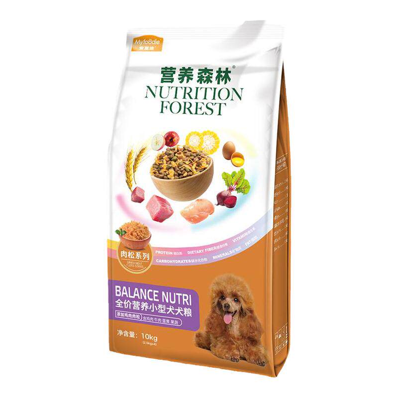 营养森林狗粮20kg肉松狗粮德牧金毛小型犬中大型通用成犬粮40斤