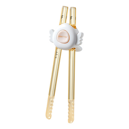 贝肽斯儿童筷子虎口训练筷2-6岁宝宝专用学习筷辅助幼儿练习餐具